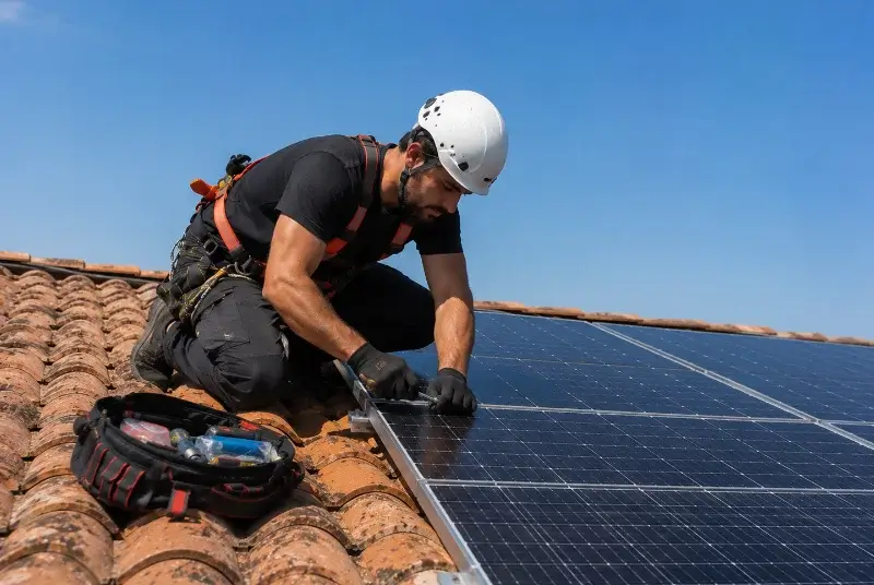 Maintenance et monitoring de panneaux solaires à Ceyreste