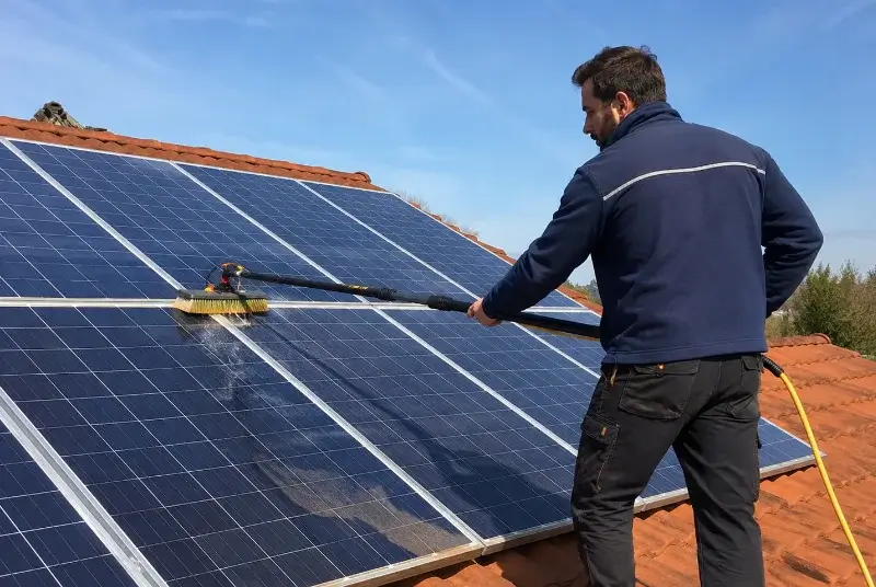 Nettoyage et entretien de panneaux solaires à Ceyreste